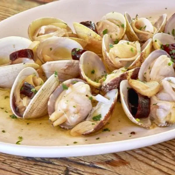 Almejas a la plancha